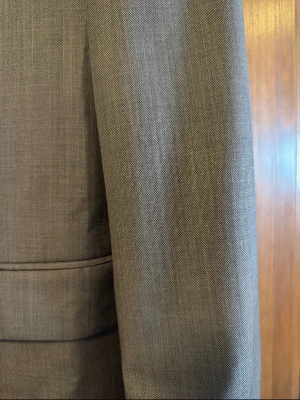 Ralph Lauren Men's Gray Two-Button Suit Jacket